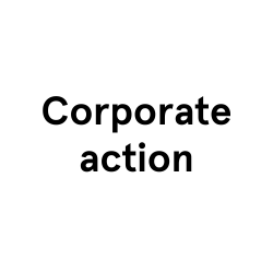 Corporate action