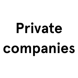 Private companies