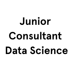 Junior Consultant Data Science
